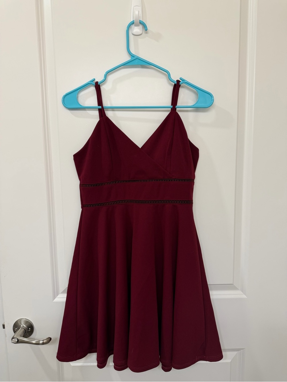 Jun & Ivy Mini Dress in Red Size Large Like New